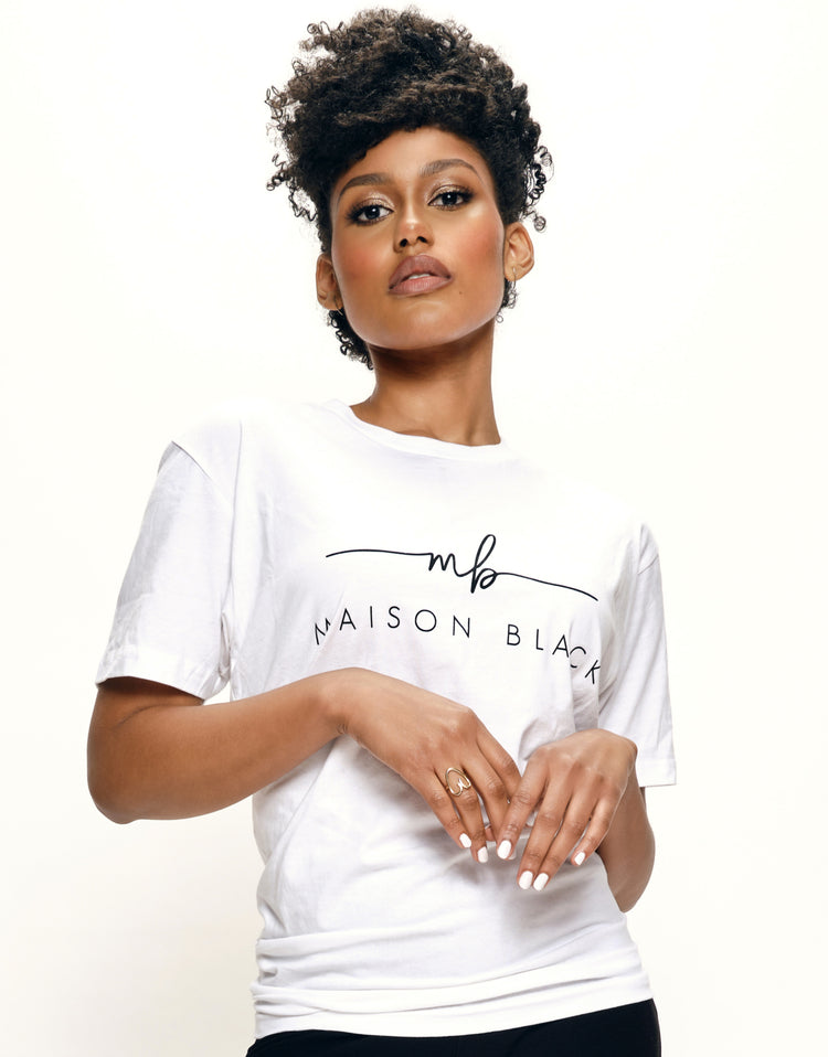 Maison Black Signature T-SHIRT