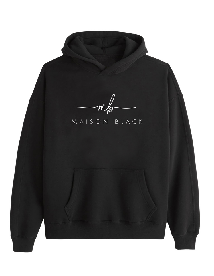 Maison Black Signature Hoodie